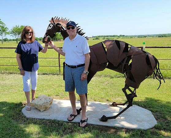 20220513 1617 Anne & Bob with Rusty 1